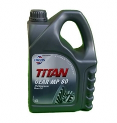 Масло трансмиссионное 80W TITAN GEAR MP 4л
